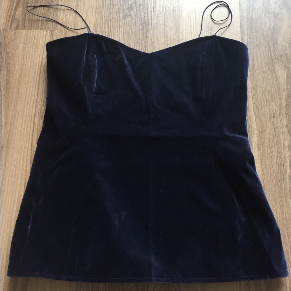 Saint Laurent velvet top STUNNING! Fits sizes S-M